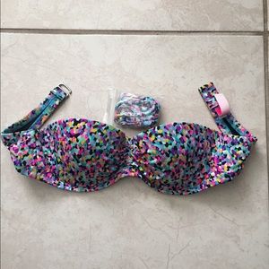 Colorful bikini top